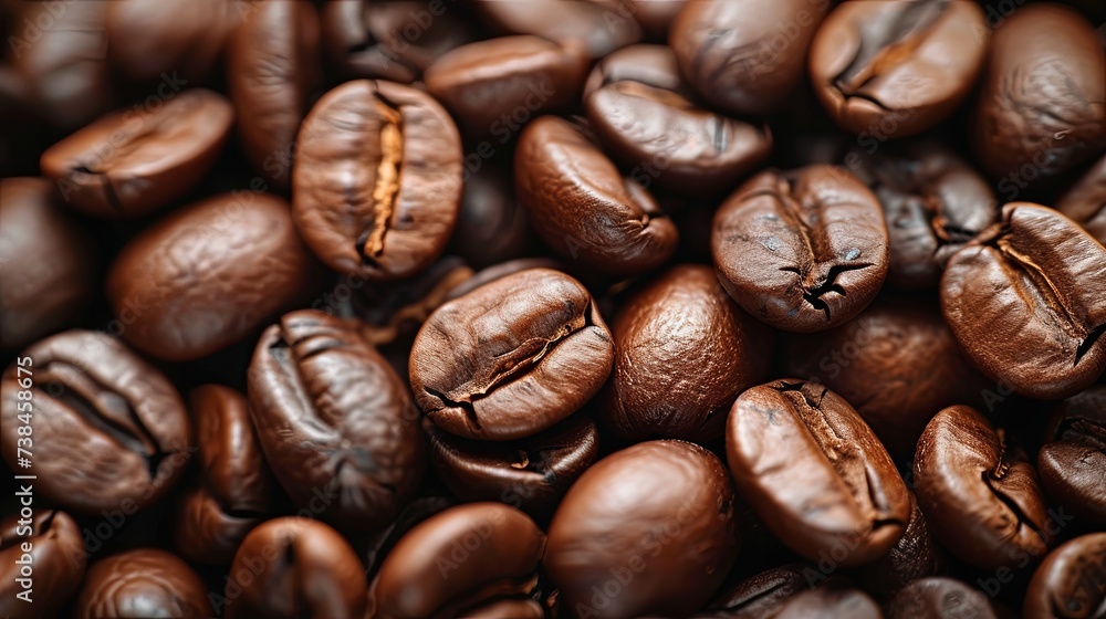 Coffee bean texture pattern drink heap. Banner background design Coffee bean texture pattern drink heap. Banner background design