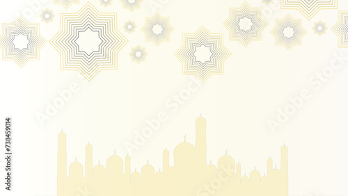 islamic background design for ramadan kareem. arabic pattern background. islamic ornament vector. 