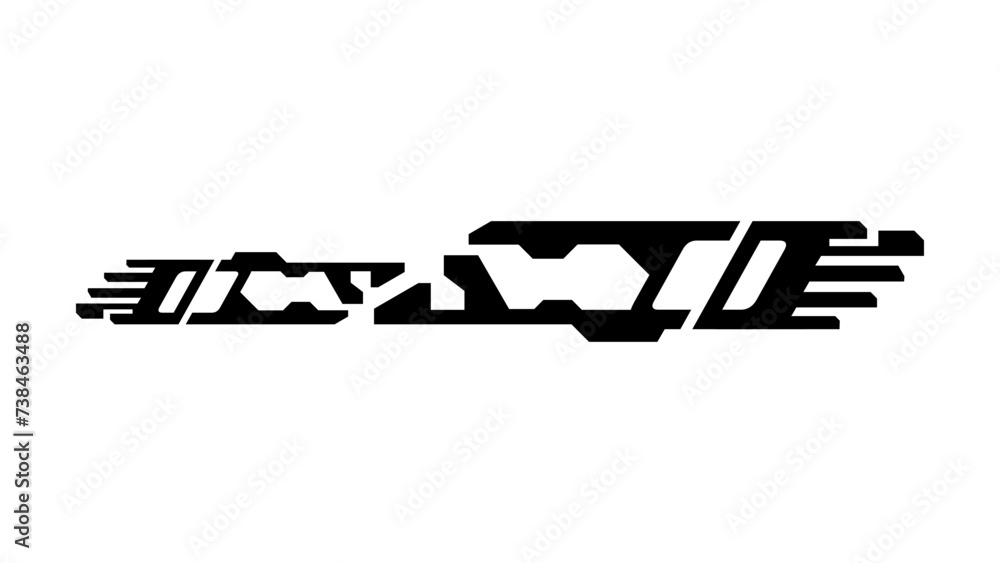CD Letter combined on futuristic sports stripe for vehicle decal. Trendy vector illustration template. Editable graphic resources for many purposes. CD Letter combined on futuristic sports stripe for vehicle decal. Trendy vector illustration template. Editable graphic resources for many purposes.