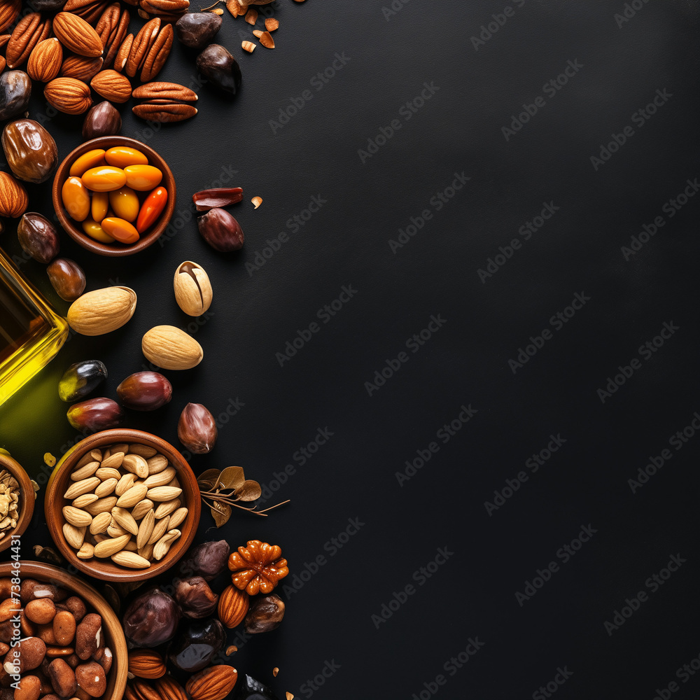 The sweetness of cinnamon and the health benefits of nuts, isolated on white - a delightful mix of coffee, health, and natural snacks The sweetness of cinnamon and the health benefits of nuts, isolated on white - a delightful mix of coffee, health, and natural snacks