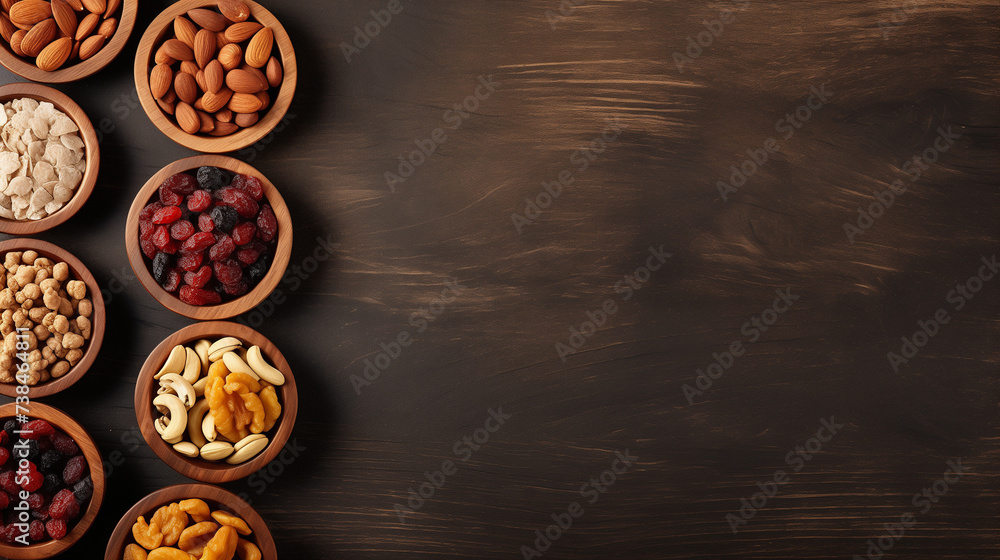 Thai art and traditional style converge in this captivating image featuring a delightful spread of food, including coffee, brown and white treats, nuts, and desserts The isolated. Thai art and traditional style converge in this captivating image featuring a delightful spread of food, including coffee, brown and white treats, nuts, and desserts The isolated.