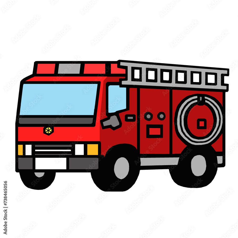 消防車 イラスト 消防車 イラスト