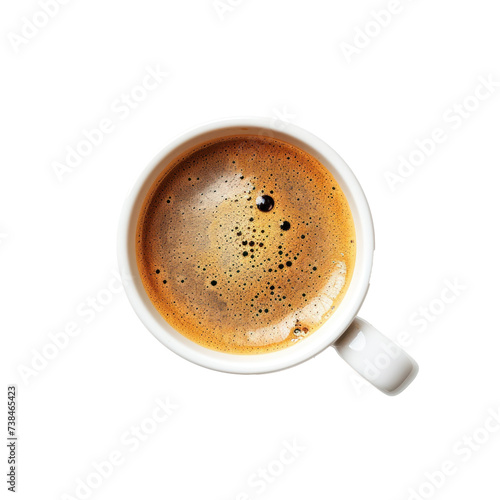 A cup of coffee on transparency background PNG