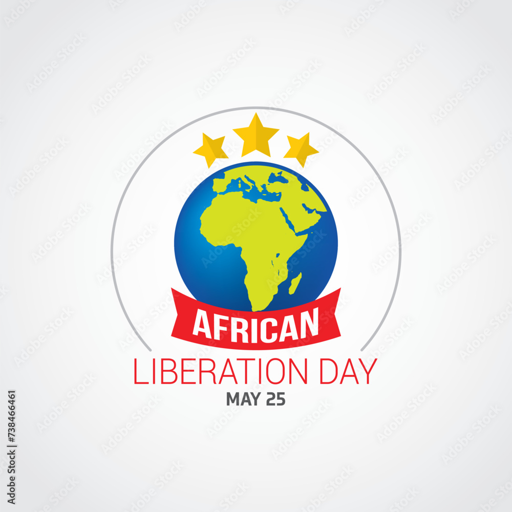 African liberation day vector illustration. African liberation Day themes design concept with flat style vector illustration. Suitable for greeting card, poster and banner. 