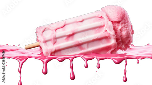 Fresh Pink ice carem png photo