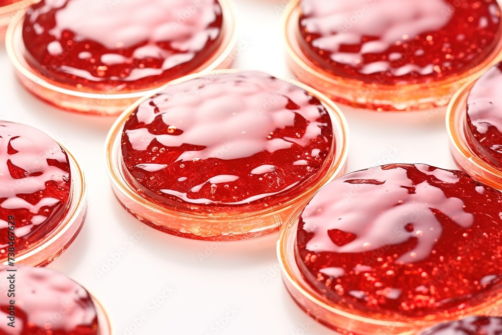 delicious strawberry jam in a jar, plain bread smeared with jam. delicious strawberry jam in a jar, plain bread smeared with jam.