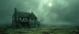 Deserted spooky rural house