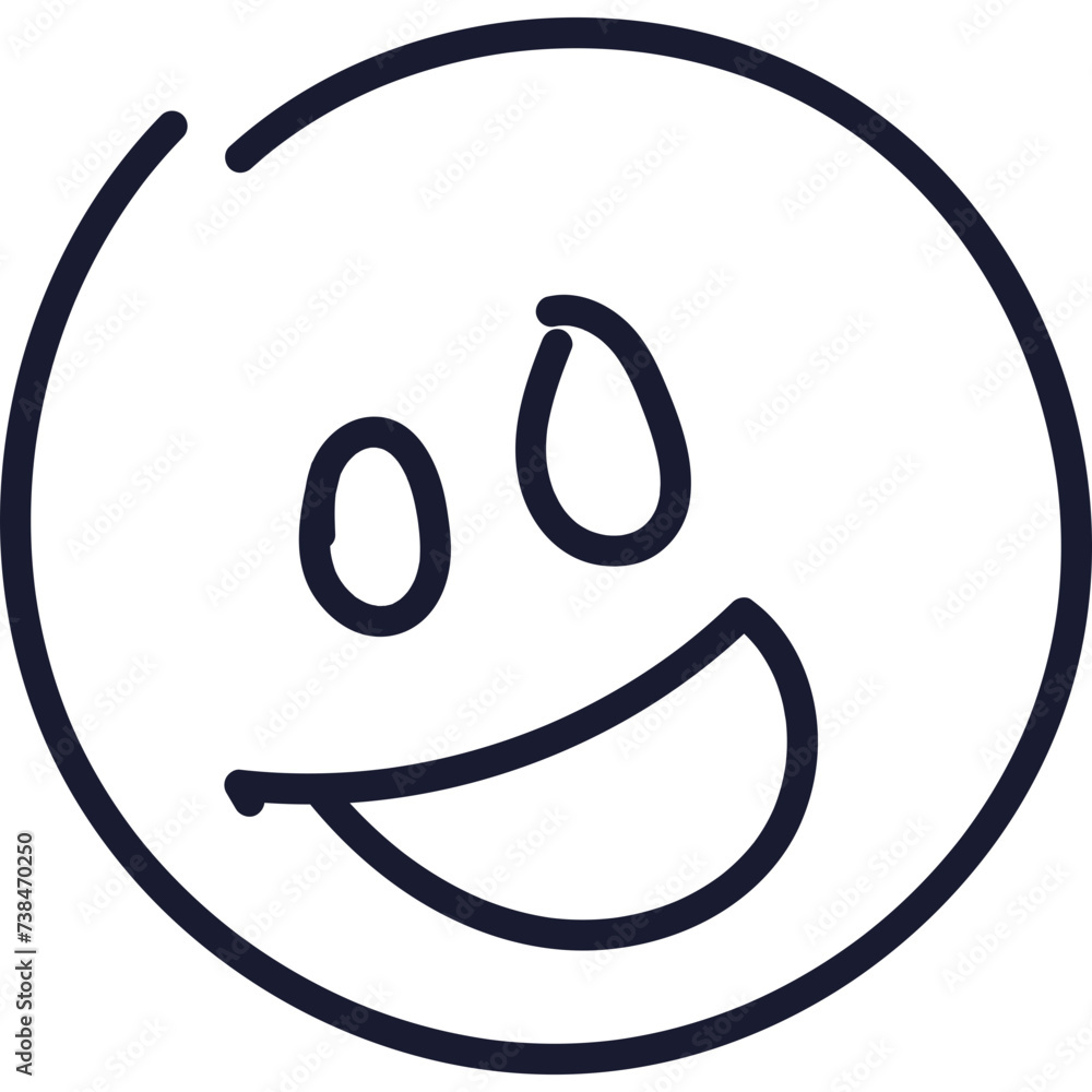 Smile Emoji Doodle Smile Emoji Doodle