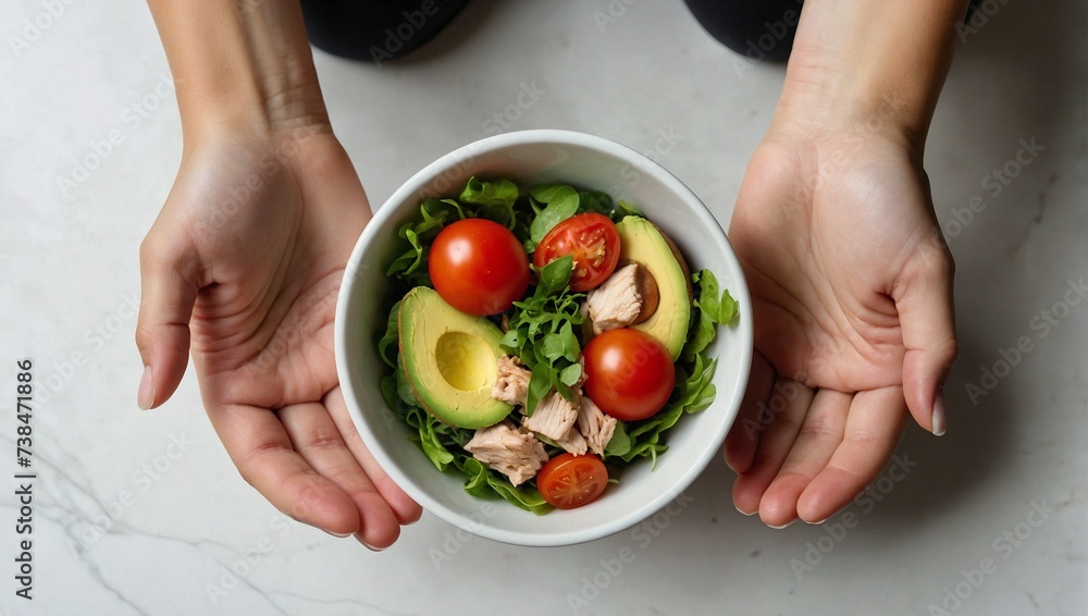 a bowl of salad photography illustration a bowl of salad photography illustration