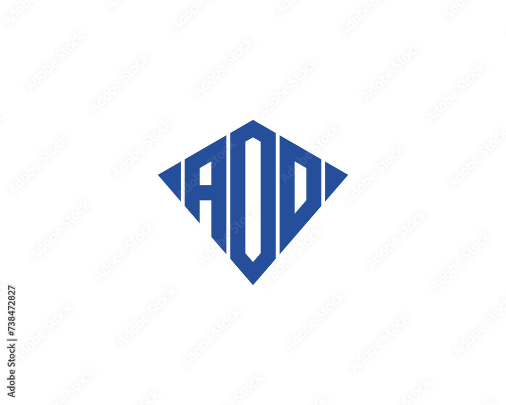 AOO Logo design vector template AOO Logo design vector template