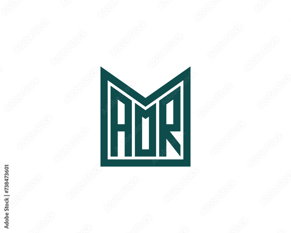 AOR logo design vector template AOR logo design vector template