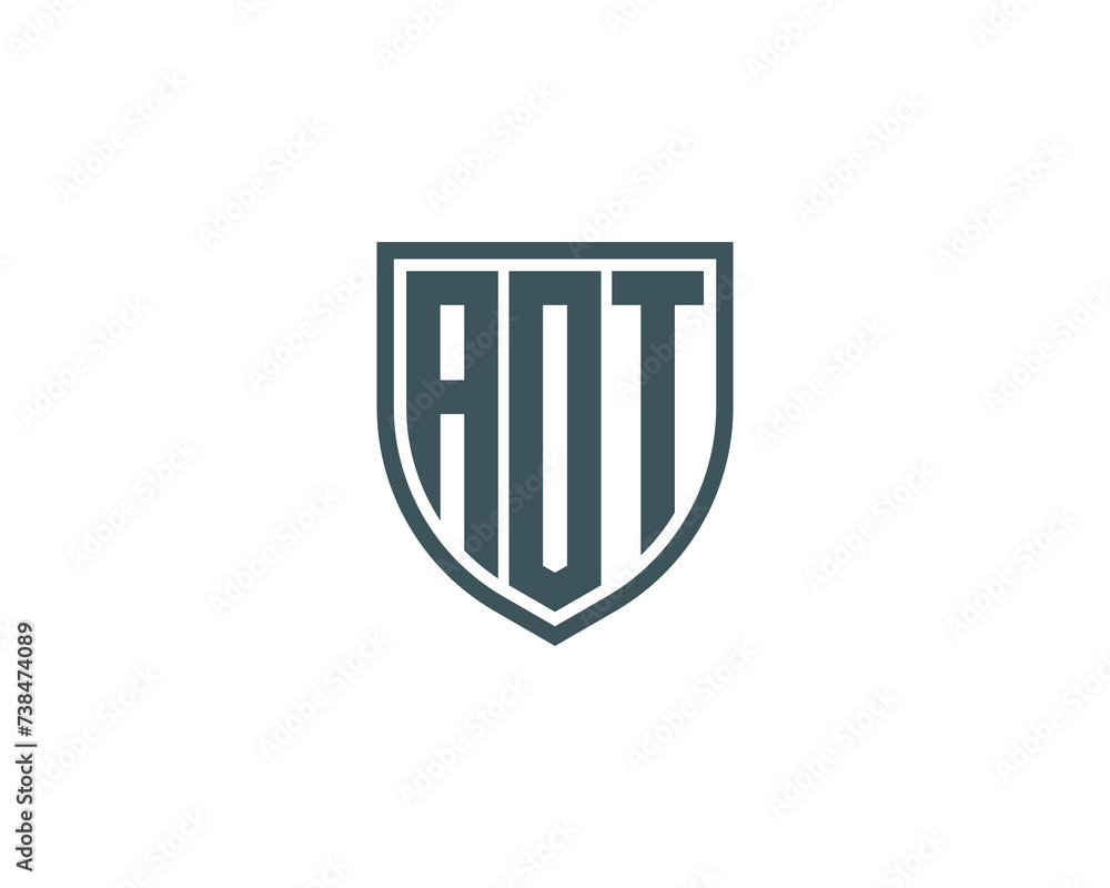 AOT logo design vector template AOT logo design vector template