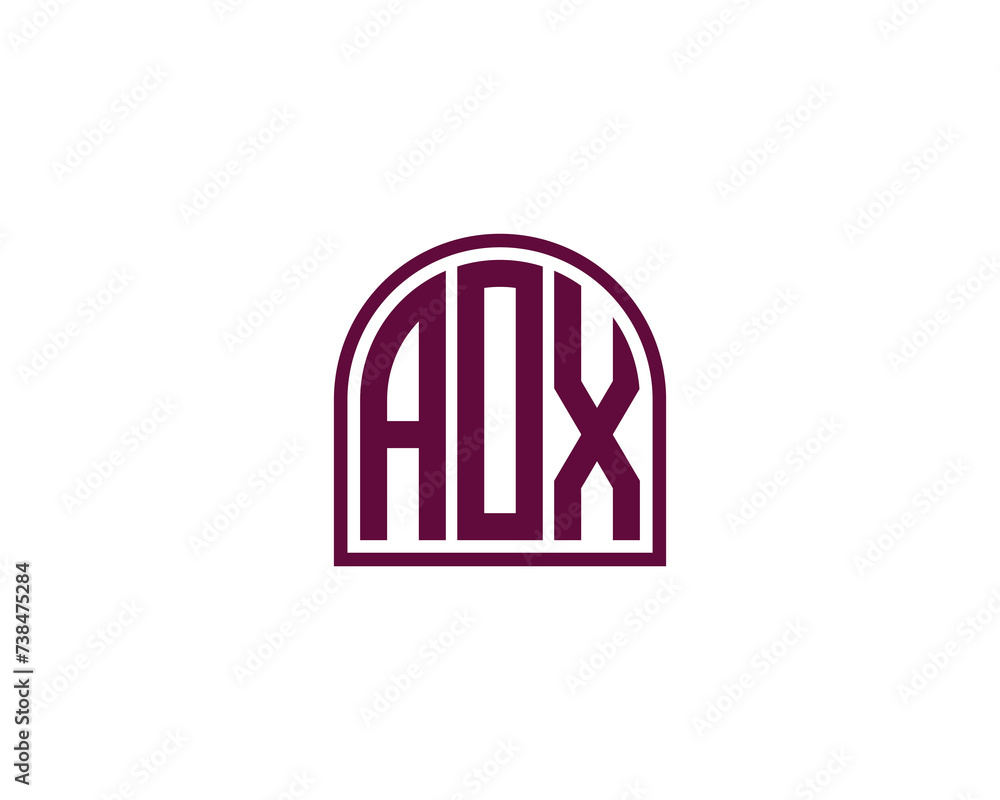 AOX logo design vector template AOX logo design vector template