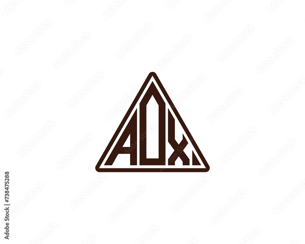 AOX logo design vector template AOX logo design vector template