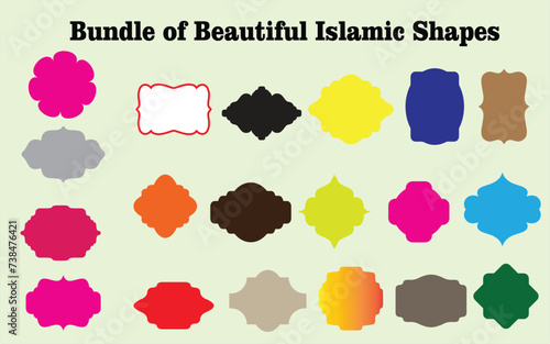 Bundle of Beautiful Islamic Shapes EPS file