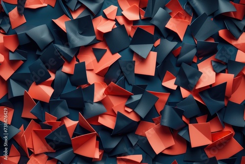 Abstract navy coral color background