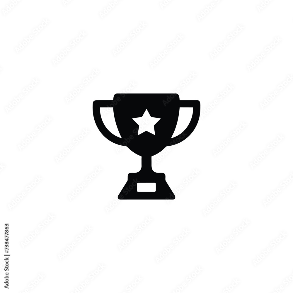 Star trophy cup awards icon Star trophy cup awards icon