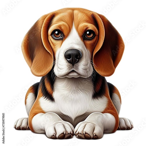 Animal, dog, pet, cute dog, lovely dog, spotted dog, illustration, digital art, dog character, animal character,