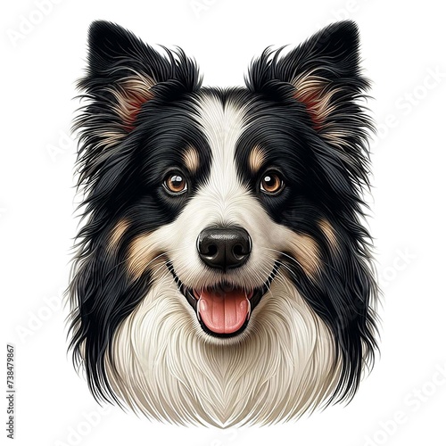 Animal, dog, pet, cute dog, lovely dog, spotted dog, illustration, digital art, dog character, animal character,