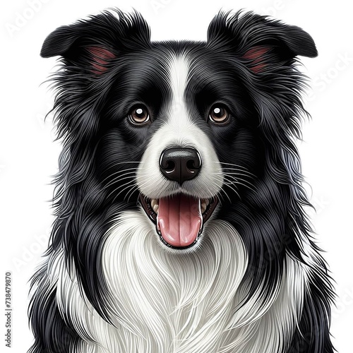 Animal, dog, pet, cute dog, lovely dog, spotted dog, illustration, digital art, dog character, animal character,