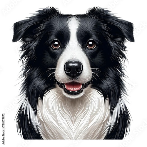 Animal, dog, pet, cute dog, lovely dog, spotted dog, illustration, digital art, dog character, animal character,