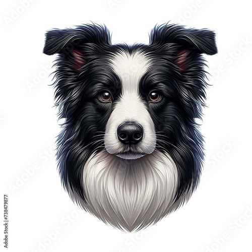 Animal, dog, pet, cute dog, lovely dog, spotted dog, illustration, digital art, dog character, animal character,