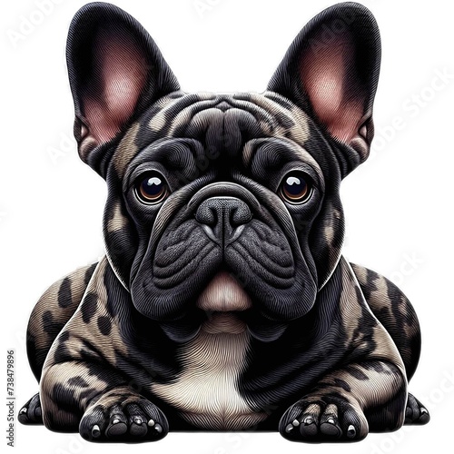 Animal, dog, pet, cute dog, lovely dog, spotted dog, illustration, digital art, dog character, animal character,