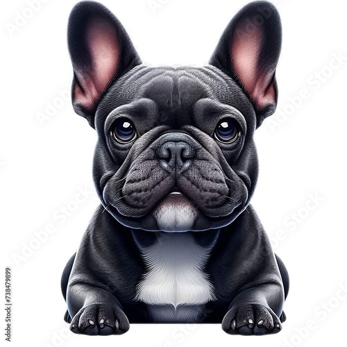 Animal, dog, pet, cute dog, lovely dog, spotted dog, illustration, digital art, dog character, animal character,