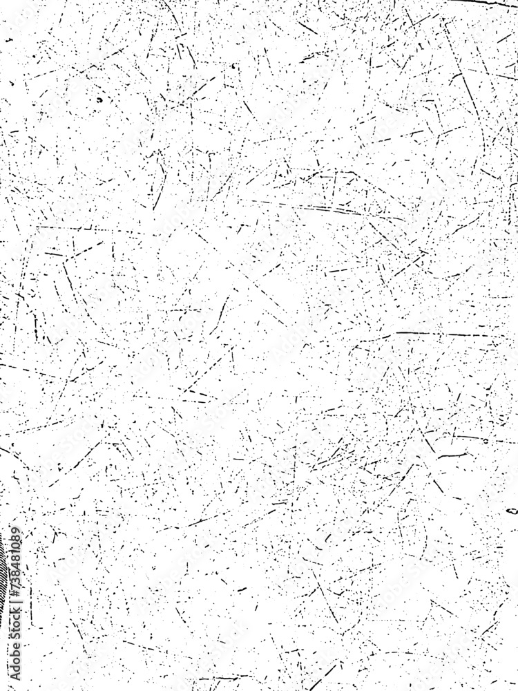 Obraz premium Vintage wall texture, Black and white drowning of a old wall with scribble and scratches, vintage cracked concrete scribble effect, old wall background crack vector, grunge texture, Fractured texture 