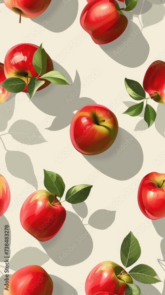 Apple pattern background . Vertical background Apple pattern background . Vertical background