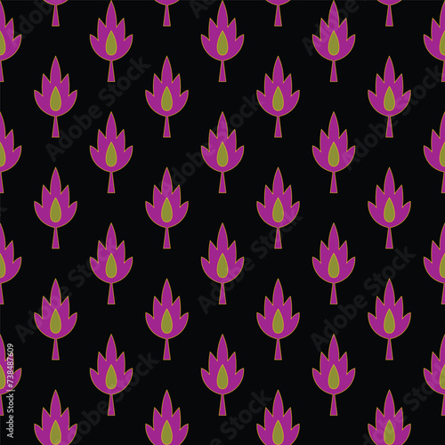 block print booti seamless repeat pattern
