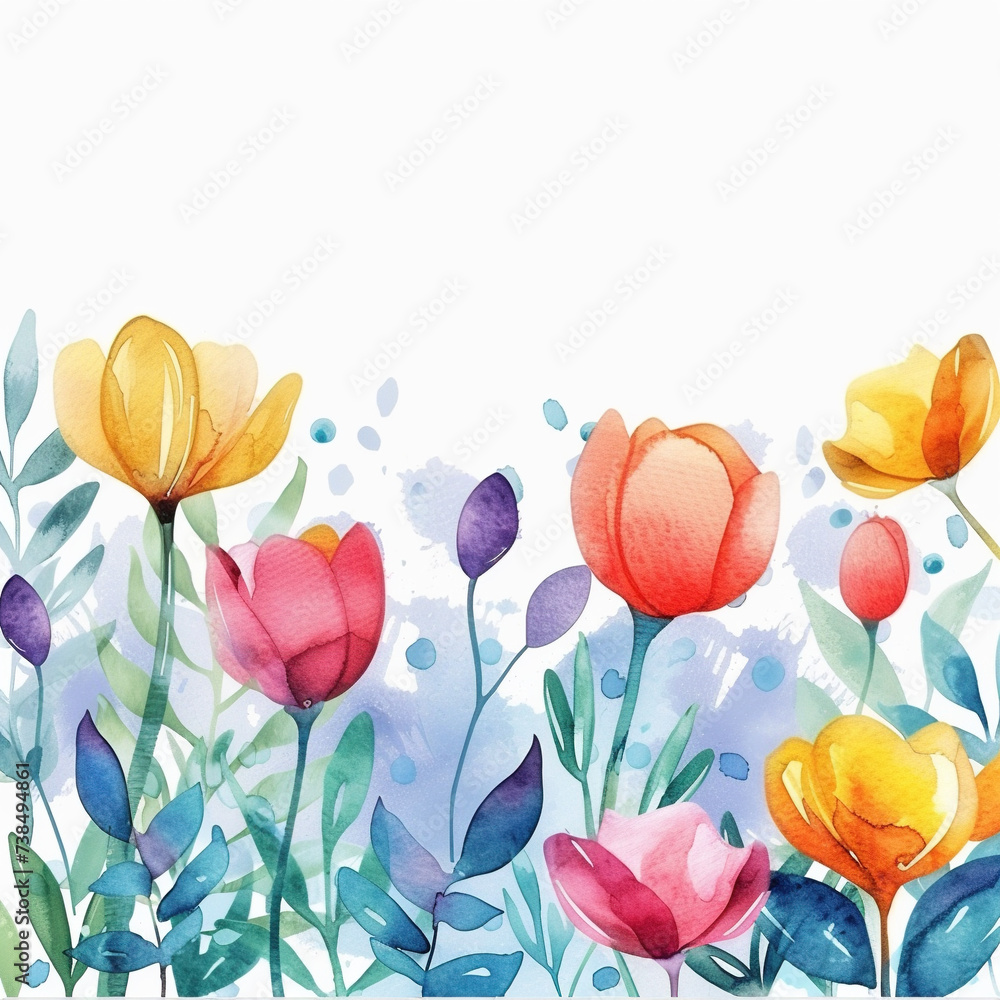 Spring Floral Bordor Spring Floral Bordor