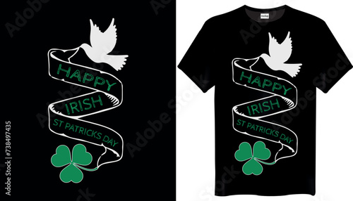 Irish Happy St Patricks Day T-shirt Design