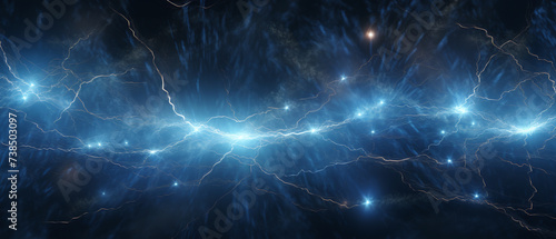 Electric sparks abstract background.