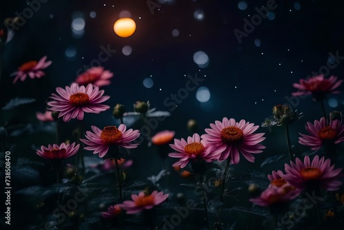 flowers in the night