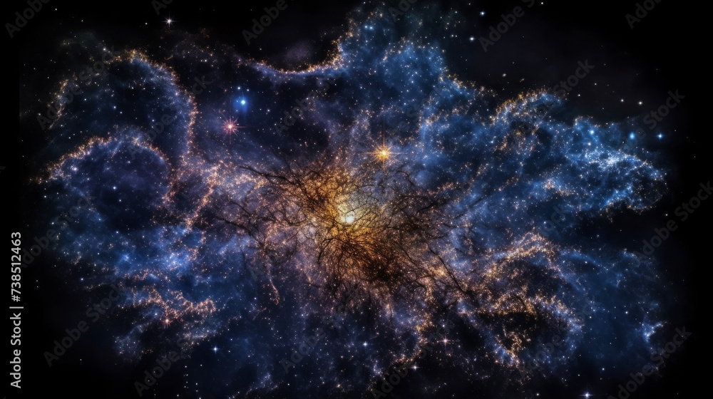 Naklejka premium Beyond the Stars: Delving into the Mysteries of Astronomy and the Cosmos