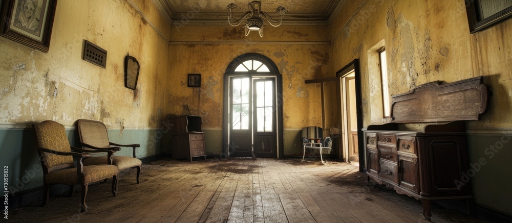 Discover the ghostly past of a deserted Liebig house near Windhoek, as you step into its haunting interior.