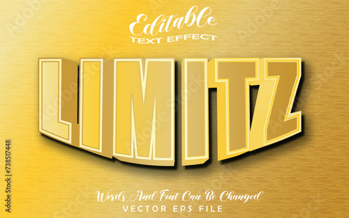 TEXT EFFECT EDITABLE