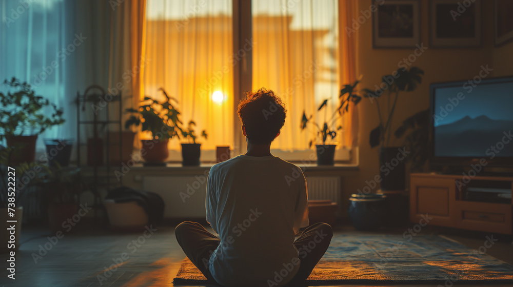 Being alone in a quiet area Being alone in a quiet area