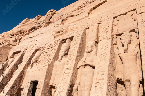 Abu Simbel on the border of Egypt and Sudan