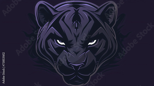 Black Panther face logo