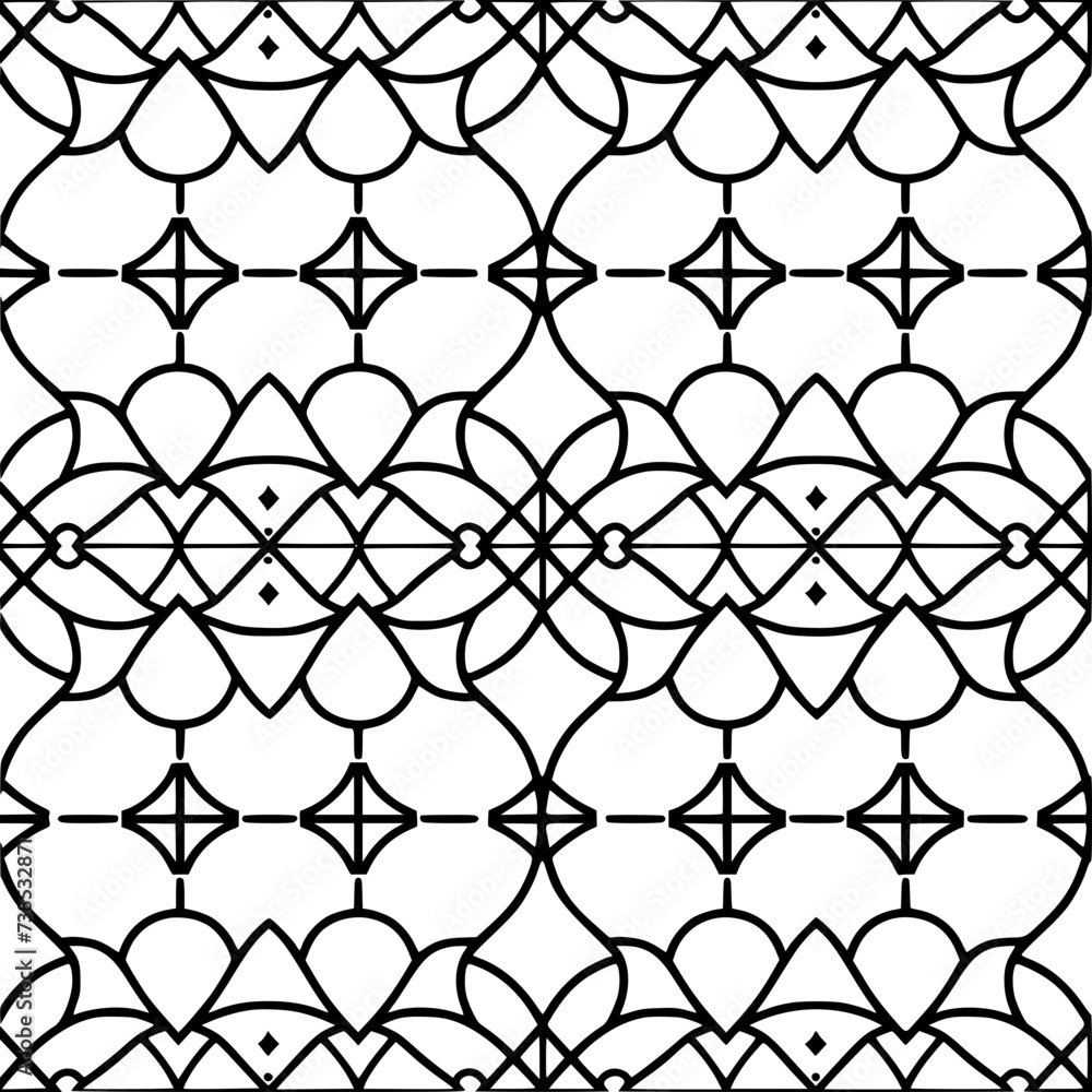 Fototapeta premium floral pattern, abstract pattern, vector paper, digital paper, abstract pattern, hand drawn geometric pattern, geometric seamless pattern, minimalistic seamless patterns, doodle lines pattern, texture