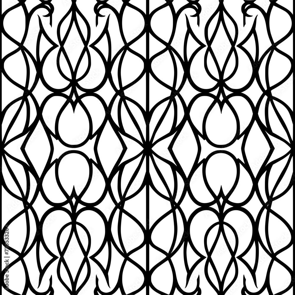 Fototapeta premium floral pattern, abstract pattern, vector paper, digital paper, abstract pattern, hand drawn geometric pattern, geometric seamless pattern, minimalistic seamless patterns, doodle lines pattern, texture