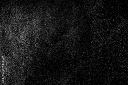Abstract black grunge texture. Dark wall pattern. Textured surface. Old paper. Gray wallpaper. 