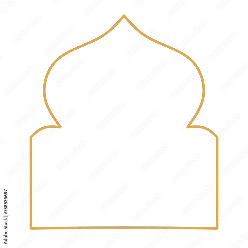 mosque line symbol on transparent background mosque line symbol on transparent background