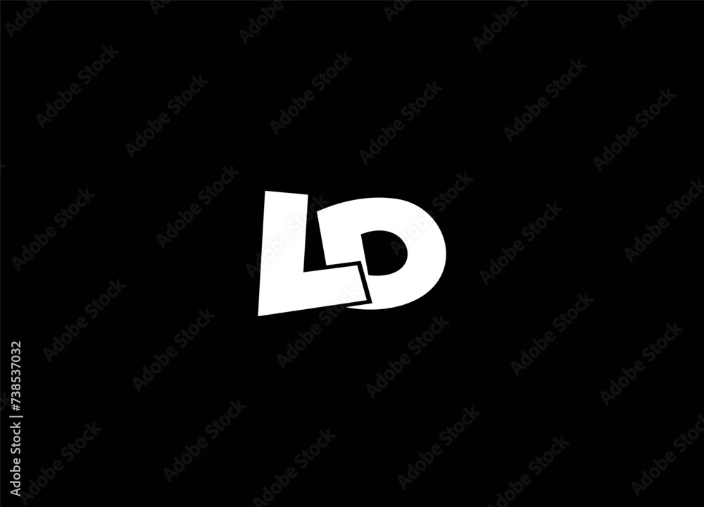 LD letter logo design and initial logo design LD letter logo design and initial logo design