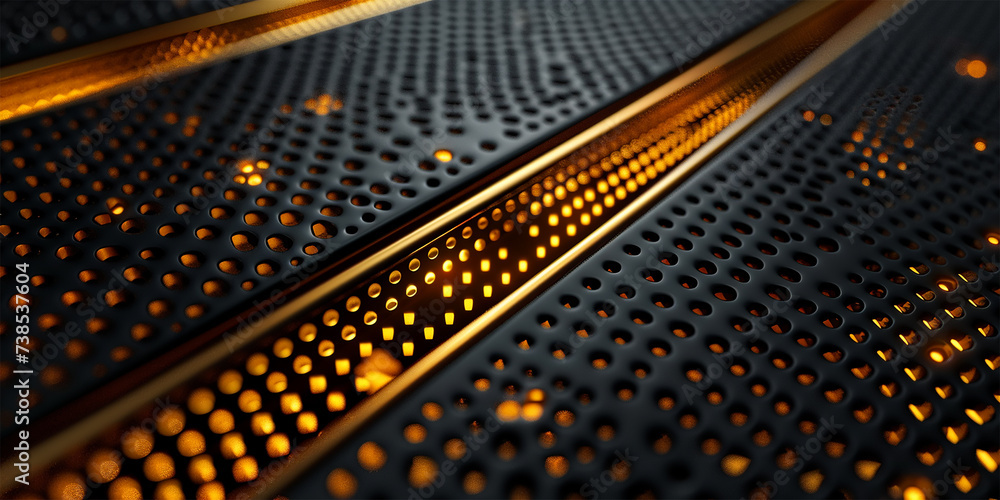 Sleek Sophistication Black Gold Textured Depth Sleek Sophistication Black Gold Textured Depth