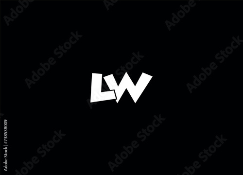 LW letter logo design and initial logo design