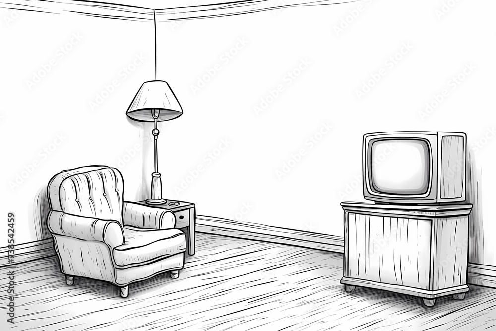 printable picture, coloring book with cozy rooms printable picture, coloring book with cozy rooms