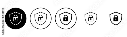 Security icon set. protection icon. privacy. vpn